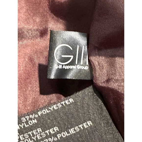 Kenneth Cole New York Women's Coat Sz M Wine Cranberry Wool Blended Snap Zipper - Picture 7 of 10